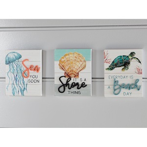 3-D Beach Time Word Signs, , large