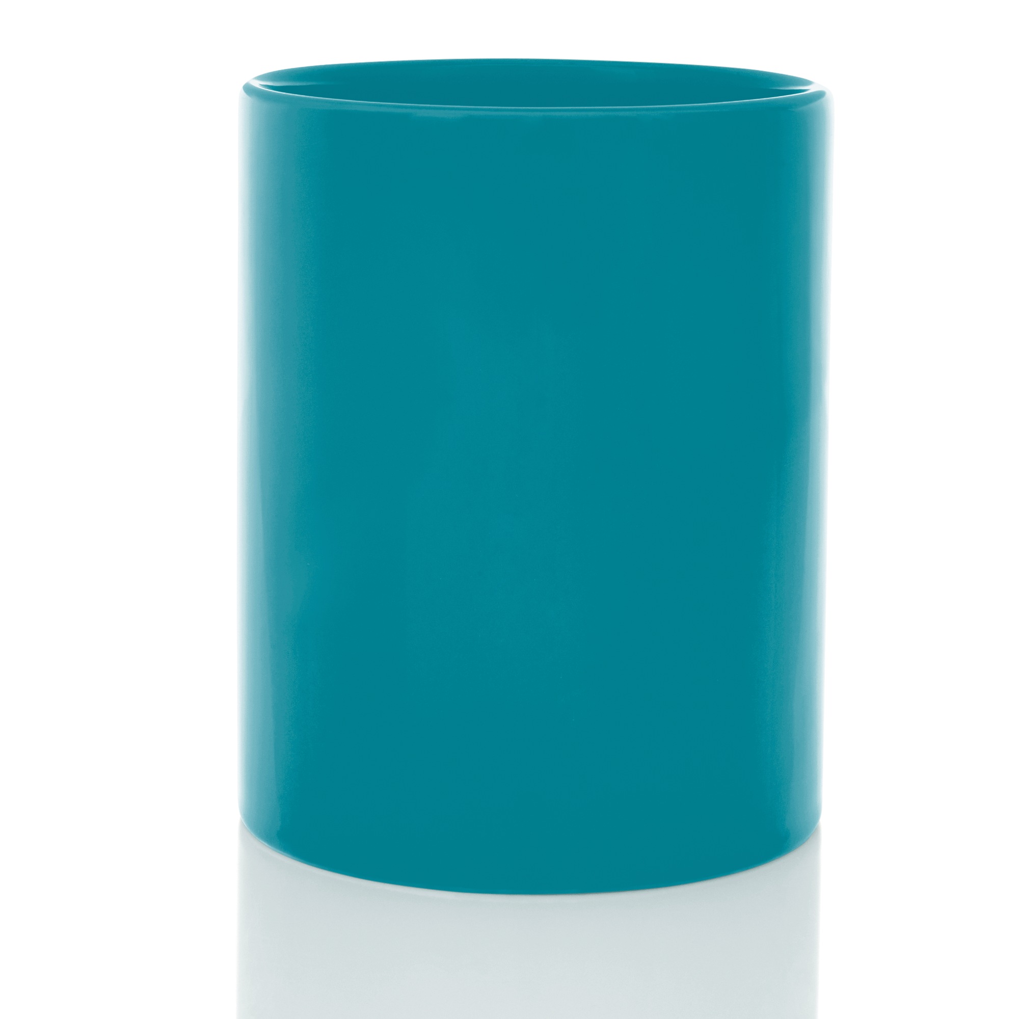 Colored Utensil Crock, Island Blue, large