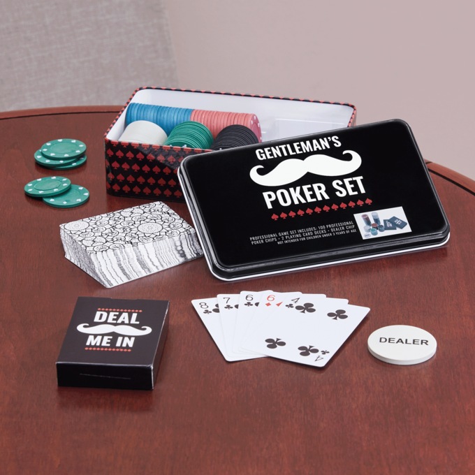 Poker in a Tin Gift Set, , large