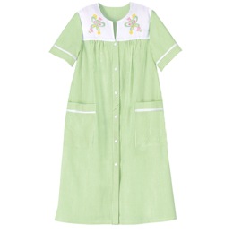 Embroidered Striped Duster, , large