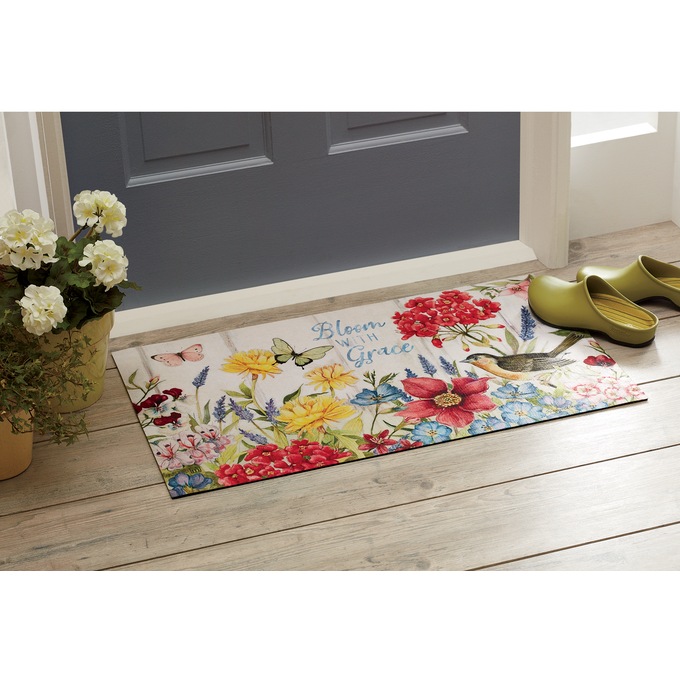Bloom with Grace Mat Mate 18" x 30", , large