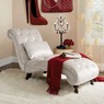 Tufted Crystal Chaise, , large
