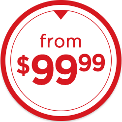 from $99.99 a month*